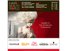 Tablet Screenshot of hairandbeautyworld-uk.com